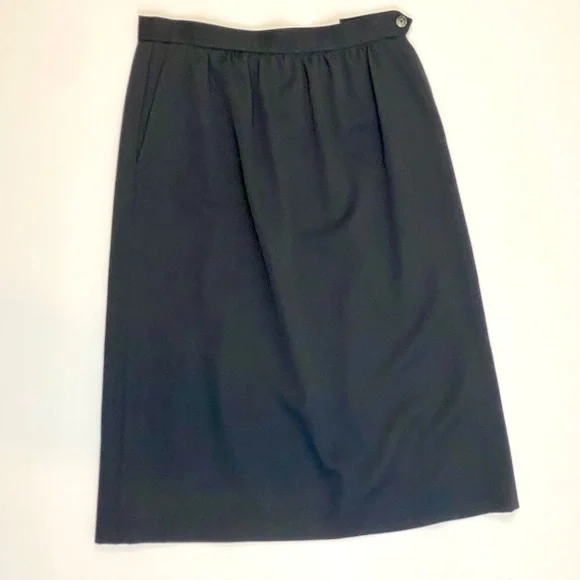 🤍 2026 Summer Fashion 🤍 Vintage Sophisticated Editions 100% Wool NWOT Skirt - Picture 7 of 7